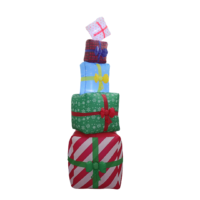 Inflable Navideña Torre de regalos 2.40 mt