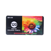Lápices de Colores Acuarelables Estuche Metálico - Set 120 unidades