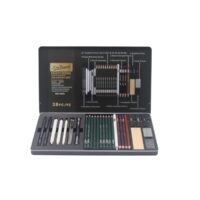 Set de Dibujo Profesional - Lata Metálica 28 Piezas