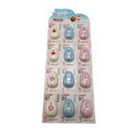Cutter mini de Huevo "Love" Kawaii - Blíster x 12 Unidades