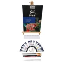 Set de Arte Profesional Óleo Loseiltin con Caballete - 22 Piezas