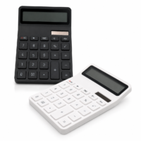 Calculadora de Escritorio Básica de 12 Dígitos – Solar y Batería