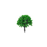Árbol verde miniatura - 6 cm para Maquetas y Dioramas