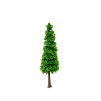 Árbol Verde Tipo Pino Miniatura - 5 cm para Maquetas, Dioramas