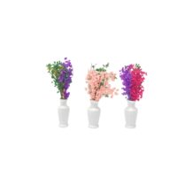 Floreros en Miniatura con Flores Artificiales chico