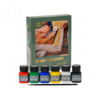 Set de Pintura para Tela / Textil Xin Bowen – 6 Colores x 30 ml + Pincel