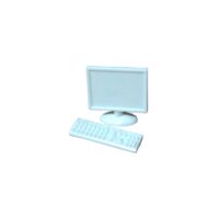 Miniatura de Monitor y Teclado Escala 1:25 para Maquetas